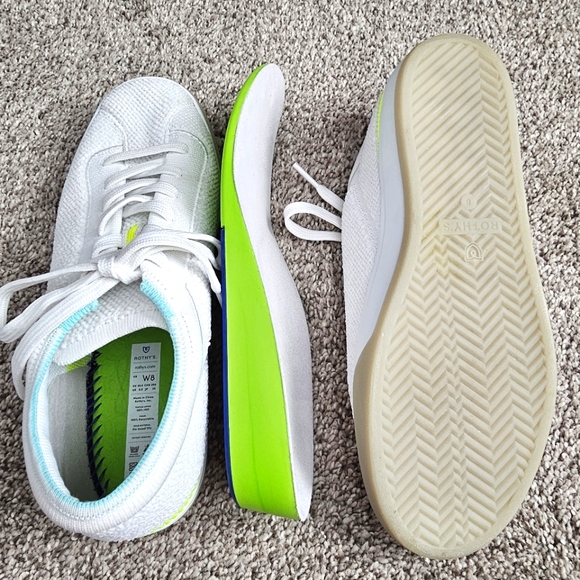 Rothys The Lace-Up Sneakers Size 8 - Picture 13 of 16
